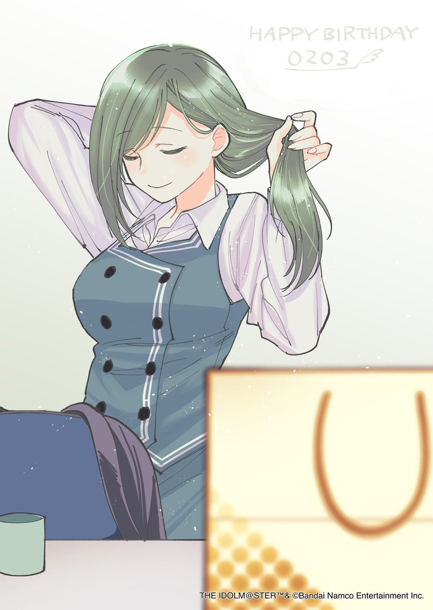 nanakusa hazuki (idolmaster and 2 more) drawn by yorude_guutarou