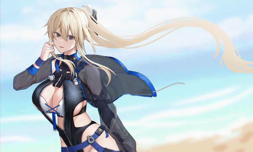 bianca and bianca: zero (punishing: gray raven) drawn by xiujia_yihuizi