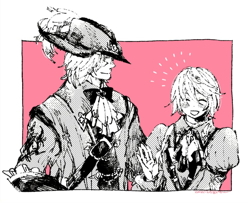 red mage, x'rhun tia, and arya gastaurknan (final fantasy and 1 more) drawn by itowo_(itowc)