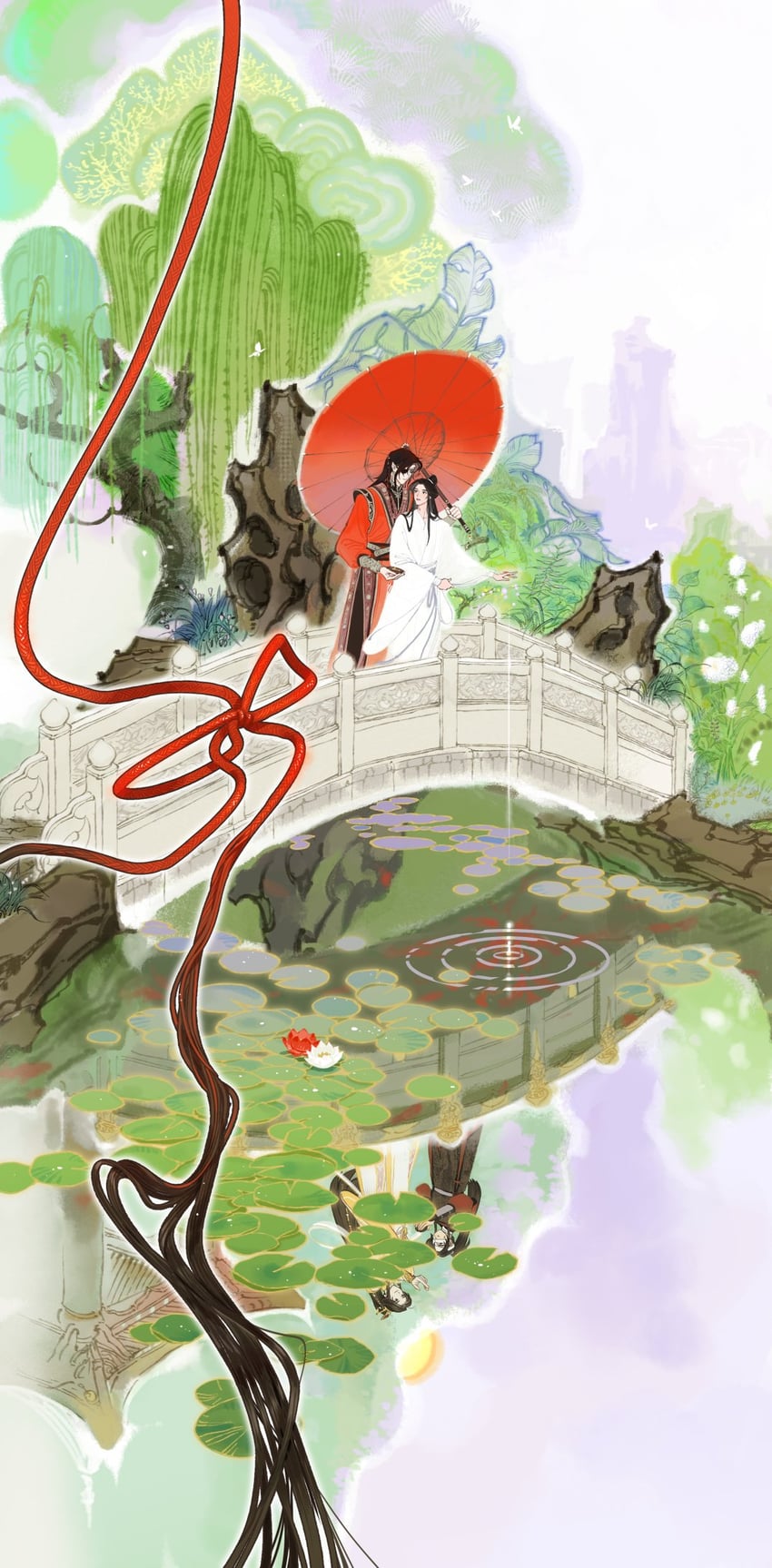 xie lian and hua cheng (tianguan cifu) drawn by zura00zura