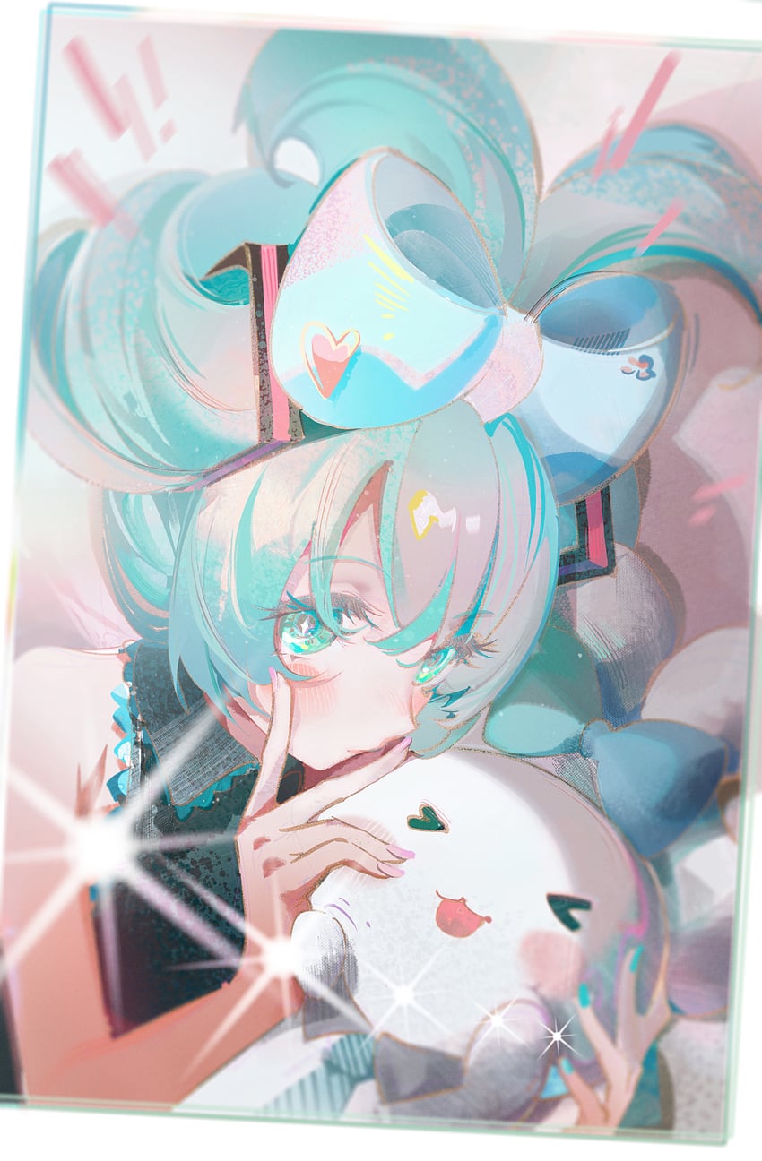 hatsune miku, cinnamoroll, and cinnamiku (vocaloid and 1 more) drawn by ying_yi