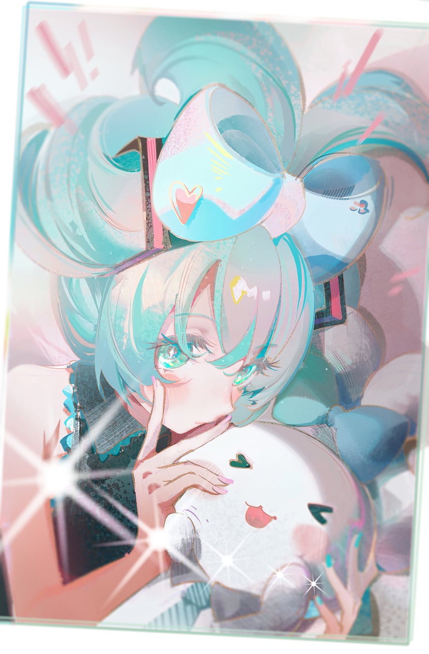 hatsune miku, cinnamoroll, and cinnamiku (vocaloid and 2 more) drawn by ying_yi