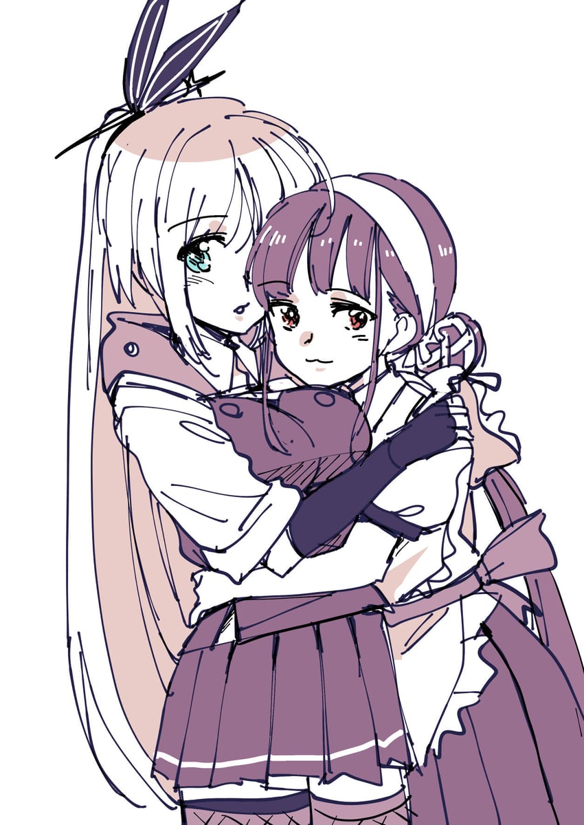 satsuki mari and kanzaki adelheid (heaven burns red) drawn by sanpachishiki_(gyokusai-jima)