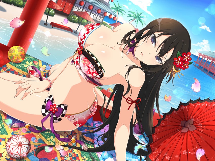 kagura (senran kagura and 1 more) drawn by yaegashi_nan
