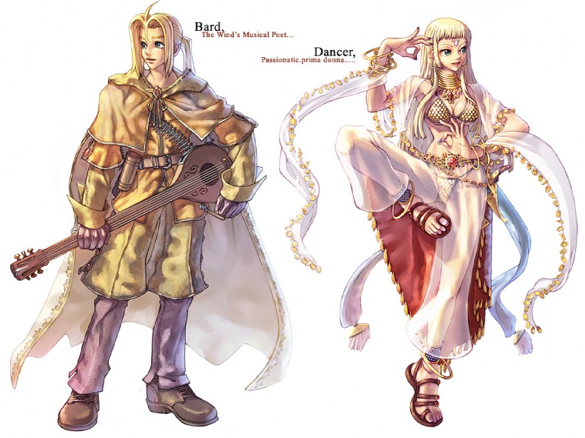 dancer and bard (ragnarok online) drawn by myung-jin_lee