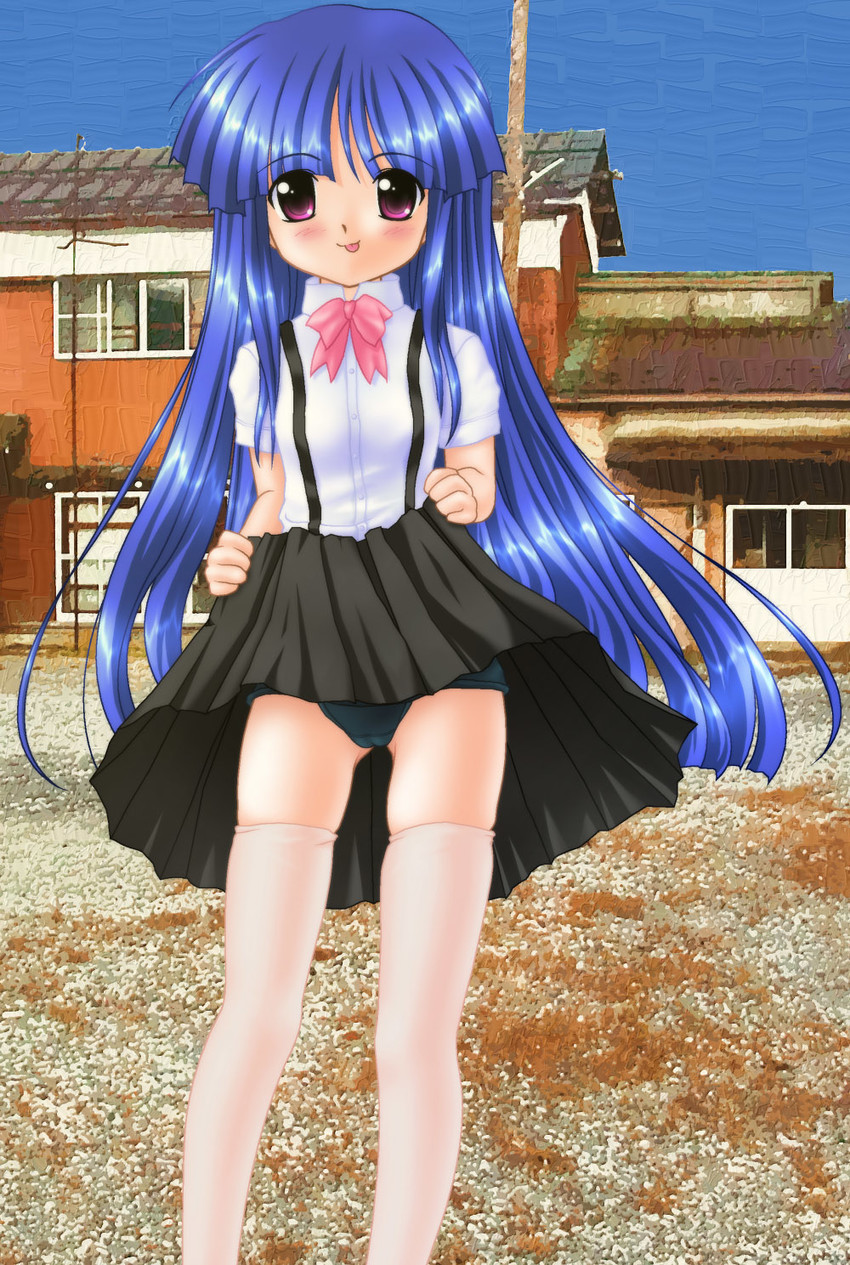 furude rika (higurashi no naku koro ni) drawn by satau_(psg)