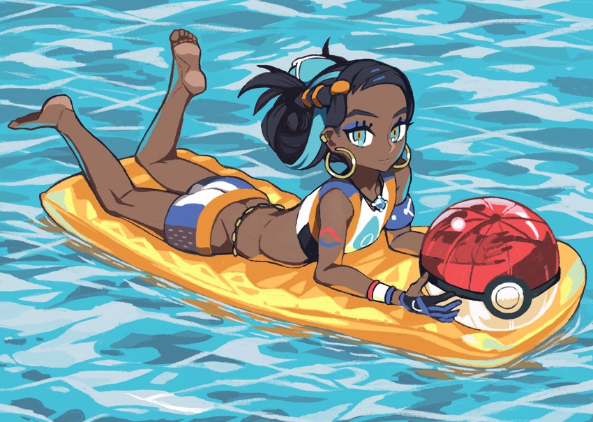 nessa (pokemon and 1 more) drawn by gratin_gratin