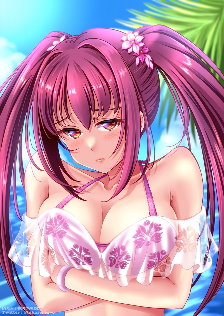 scathach and scathach skadi (fate and 1 more) drawn by hikaru_310