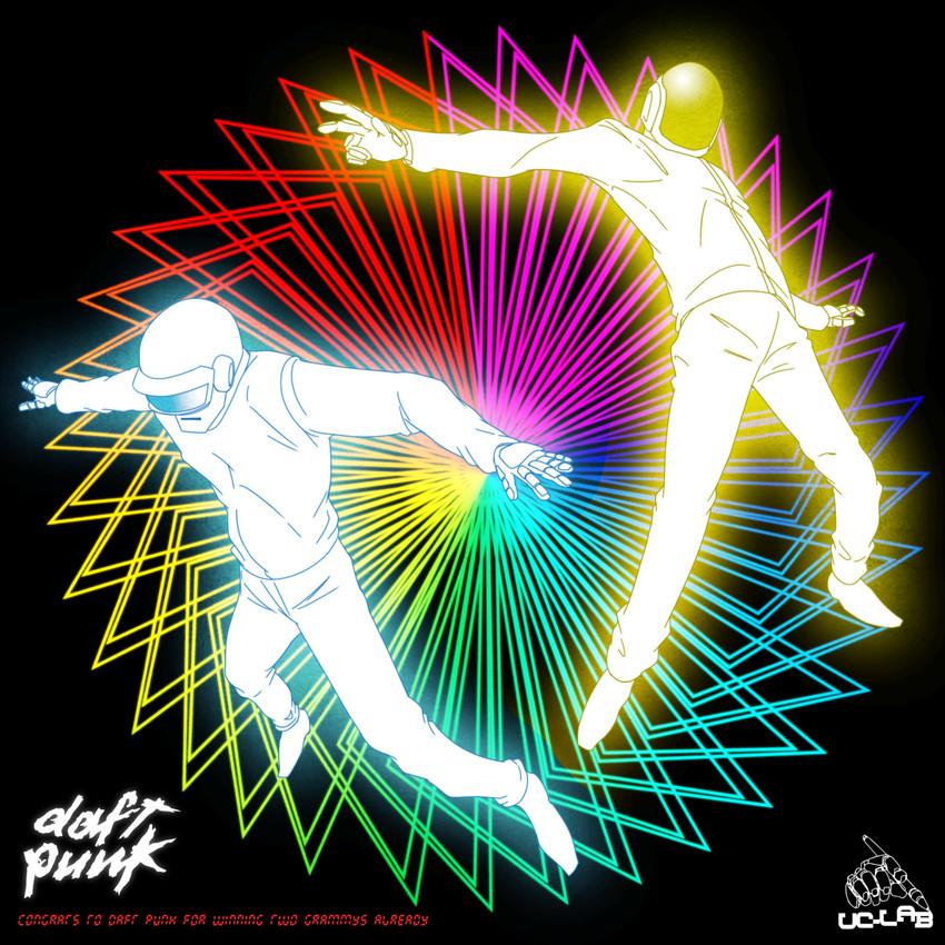 thomas bangalter and guy-manuel de homem-christo (daft punk) drawn by uc-lab