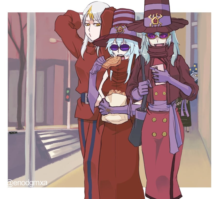 archnemon and mummymon (digimon and 4 more) drawn by enodgmxa