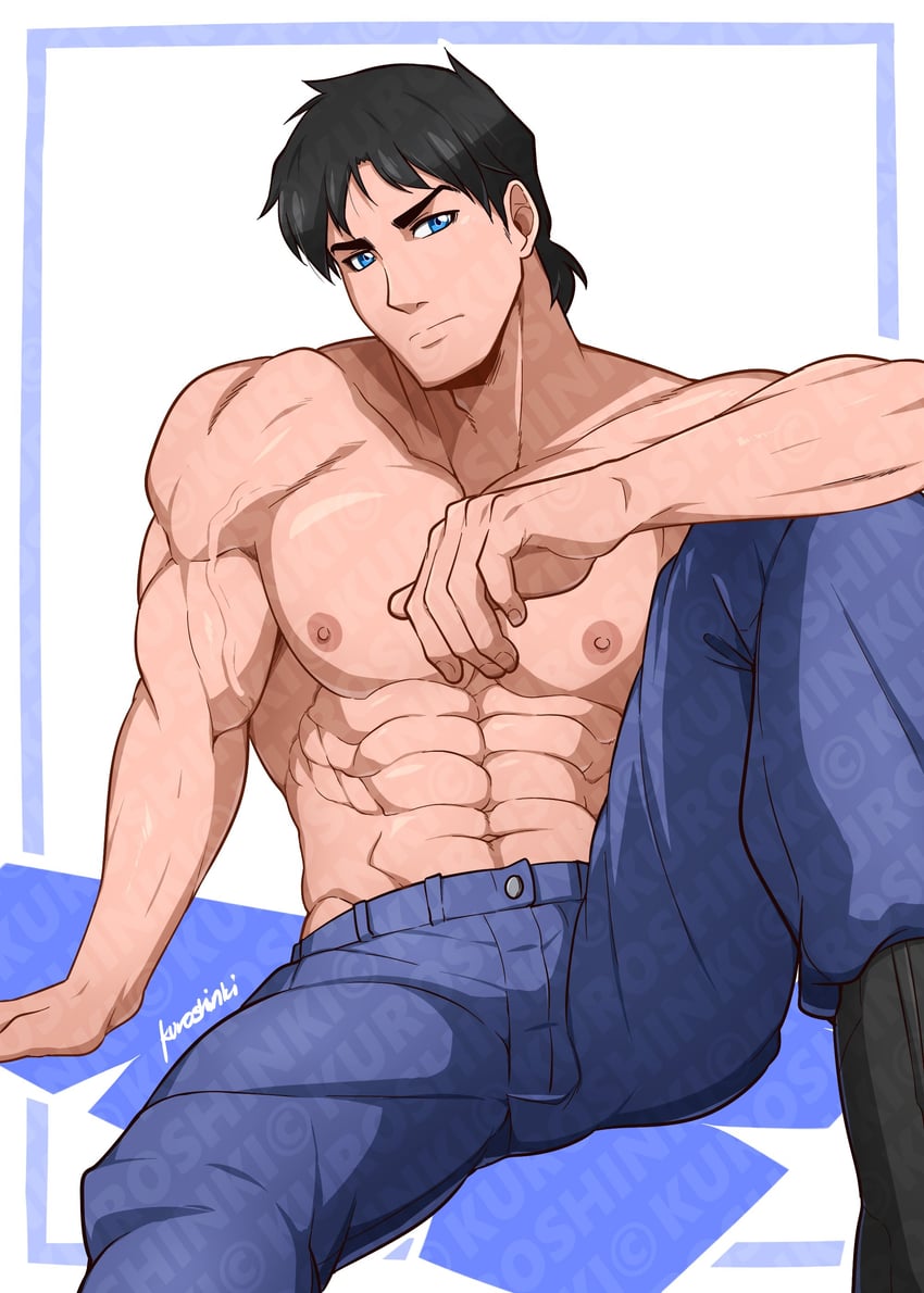dick grayson and nightwing (dc comics and 1 more) drawn by kuroshinki