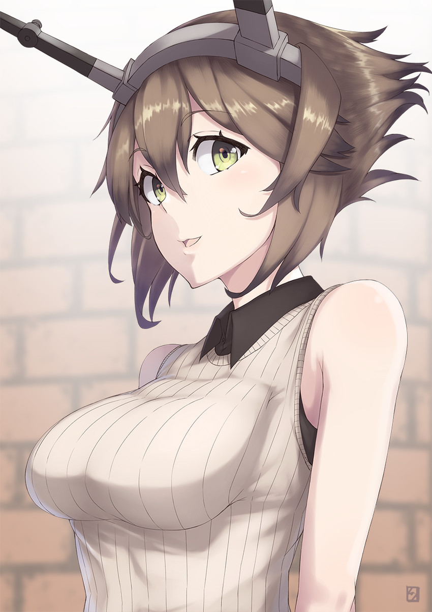 mutsu (kantai collection) drawn by mku