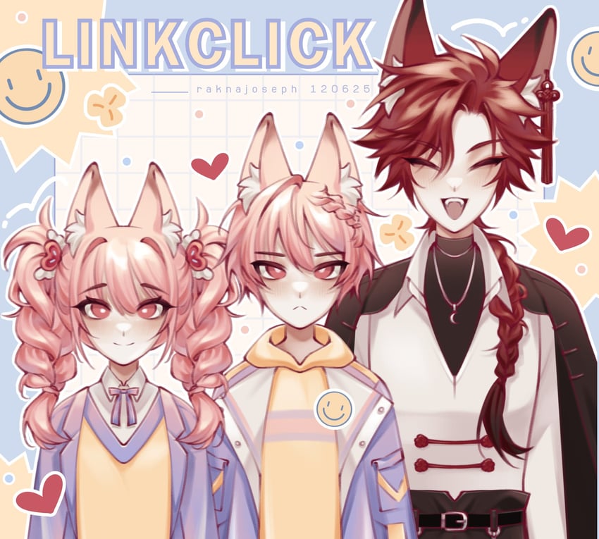 xiao weiying, li tianchen, and li tianxi (shiguang dailiren) drawn by rakna_joseph