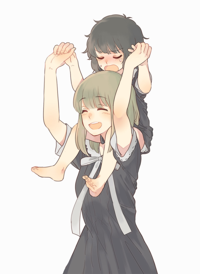 yaegaki erika and takasaki chidori (flowers) drawn by keiya