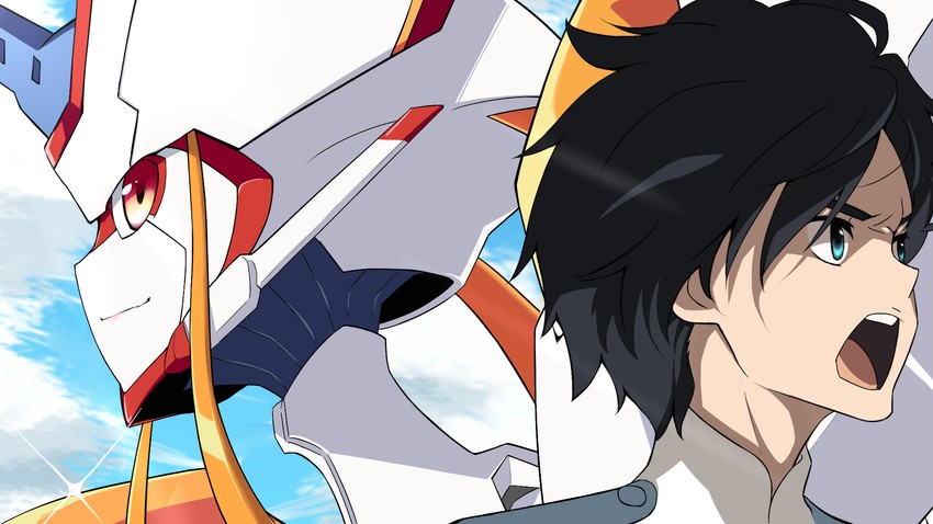 hiro and strelizia (darling in the franxx) drawn by chun_xuan