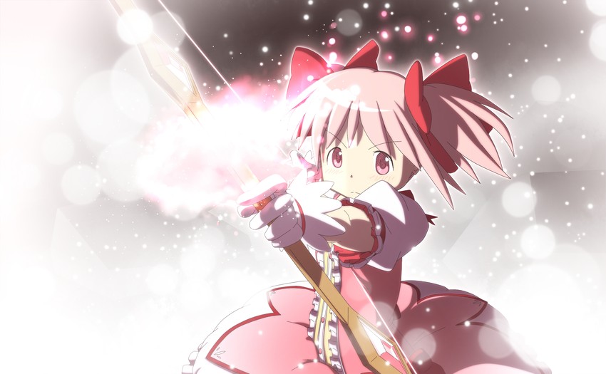 kaname madoka (mahou shoujo madoka magica) drawn by kama_iruka