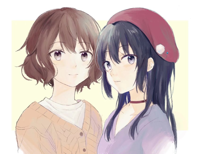 oumae kumiko and kousaka reina (hibike! euphonium) drawn by fufu_060211