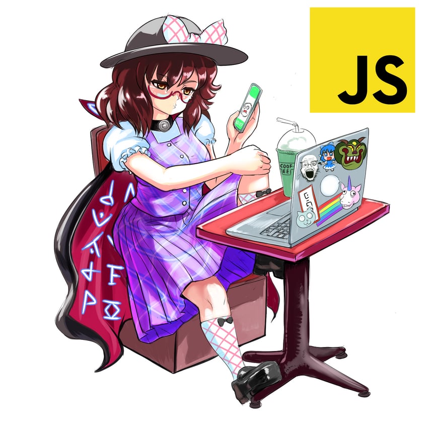 cirno, usami sumireko, wojak, and ganon (touhou and 1 more) drawn by profitshame
