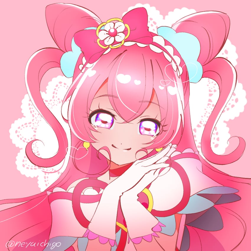 nagomi yui and cure precious (precure and 1 more) drawn by strawberrylove2525