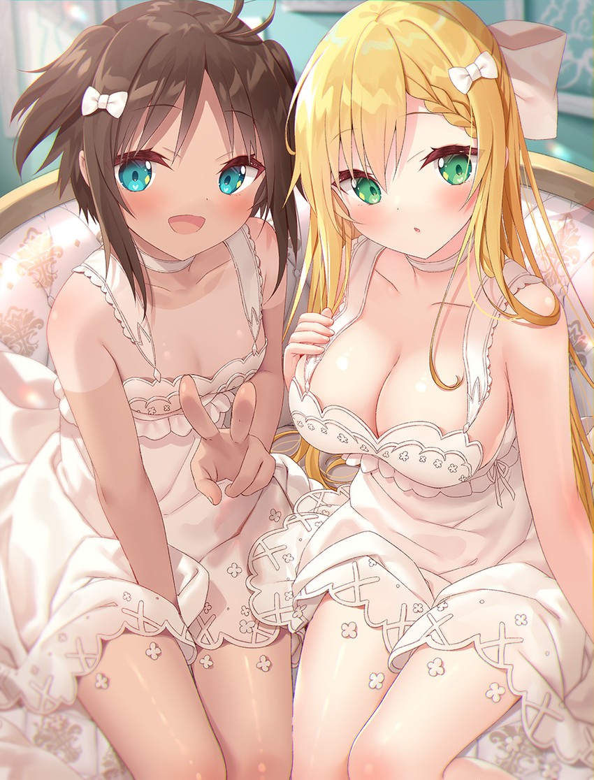 forbin and le mars (azur lane) drawn by yano_mitsuki_(nanairo)
