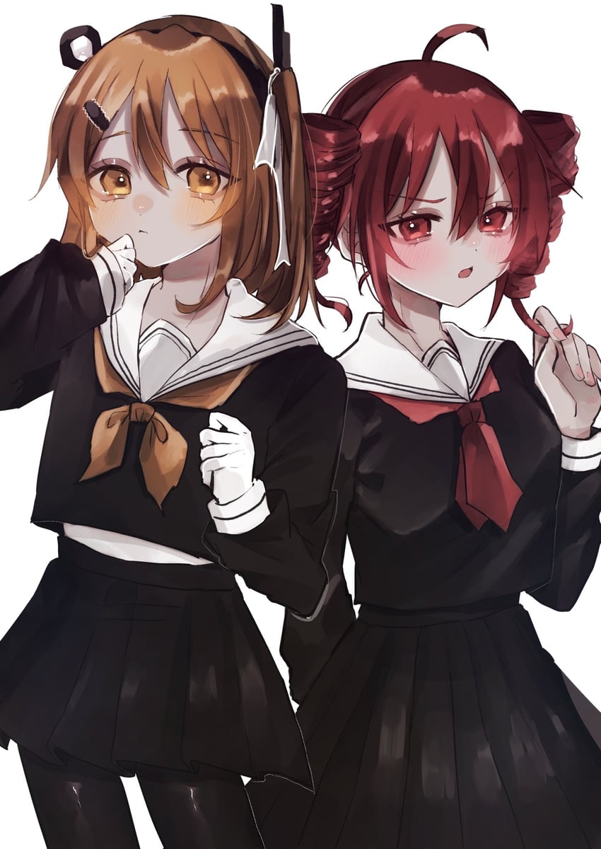 kasane teto and adachi rei (utau and 1 more) drawn by kanata_(kanataday39)