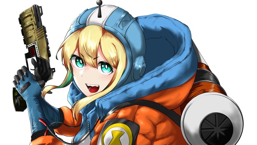 wattson and amano pikamee (apex legends and 1 more) drawn by aimusu