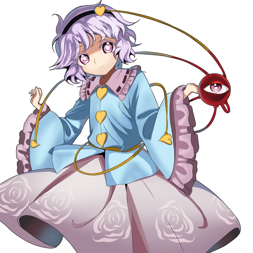 komeiji satori (touhou) drawn by flimsy_market1893