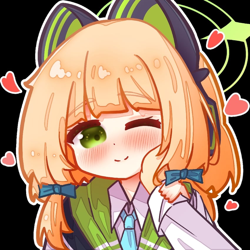 midori (blue archive) drawn by nuansede_kekeya