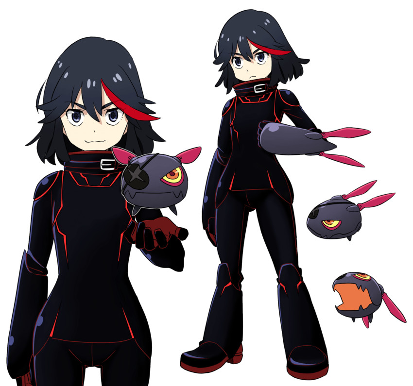 matoi ryuuko and senketsu (kill la kill and 1 more) drawn by o-nashi_neko