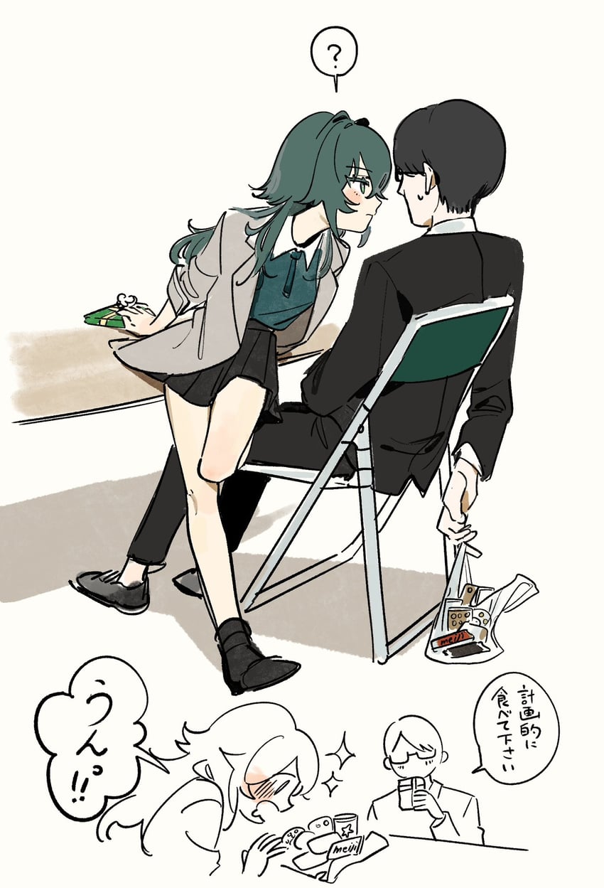 producer and tsukimura temari (idolmaster and 1 more) drawn by dee_(tannsumi)