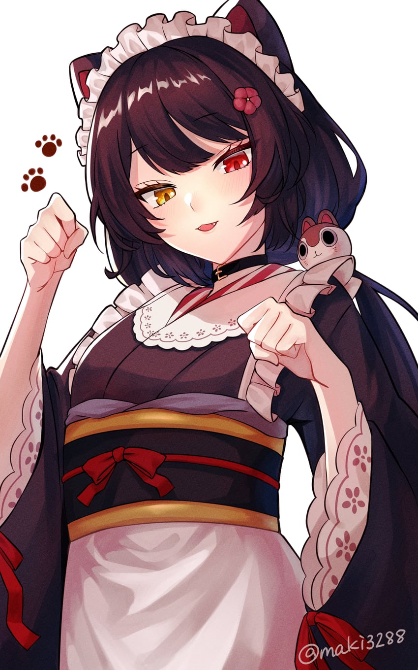 inui toko (nijisanji) drawn by kiki_(kiki_3288)