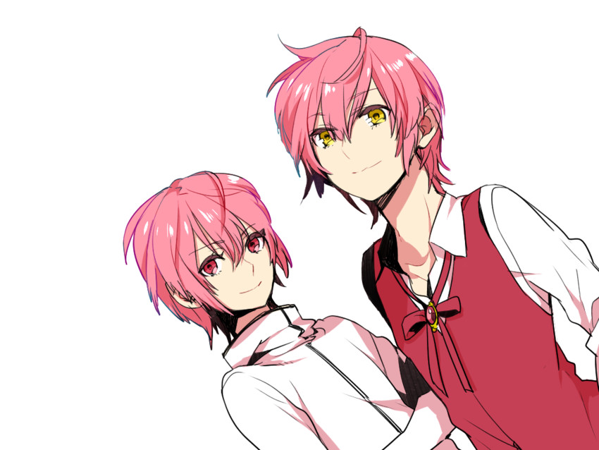 kaname madoka and ultimate madoka (mahou shoujo madoka magica) drawn by kurono_yuu