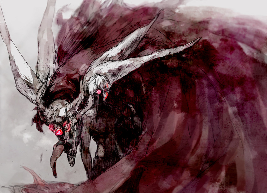 kaneki ken and eto (tokyo ghoul) drawn by naz_(tkg)