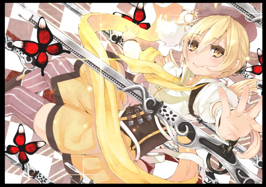 tomoe mami (mahou shoujo madoka magica) drawn by takuan_(takuan0907)