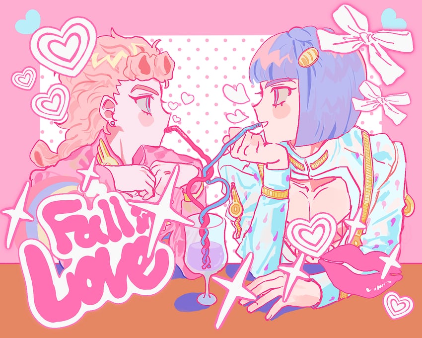 giorno giovanna and bruno bucciarati (jojo no kimyou na bouken and 1 more) drawn by tami_tome_mo