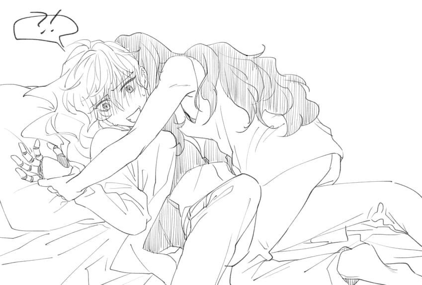 yang xiao long and blake belladonna (rwby) drawn by sflake_song