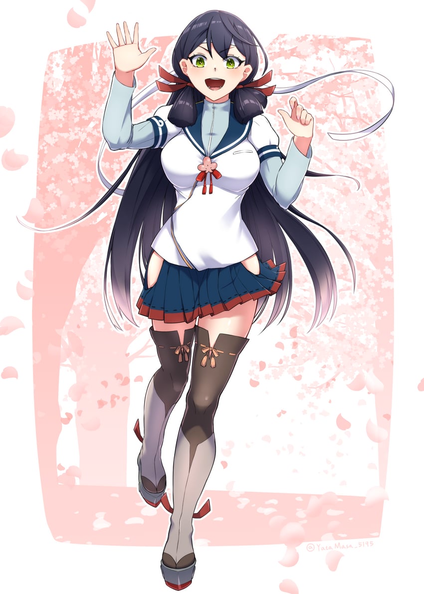 akashi and akashi kai (kantai collection) drawn by yata_masahara