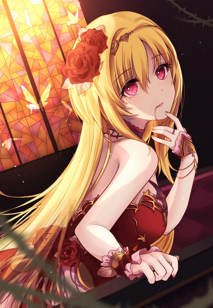 kurosaki chitose (idolmaster and 2 more) drawn by c7_master