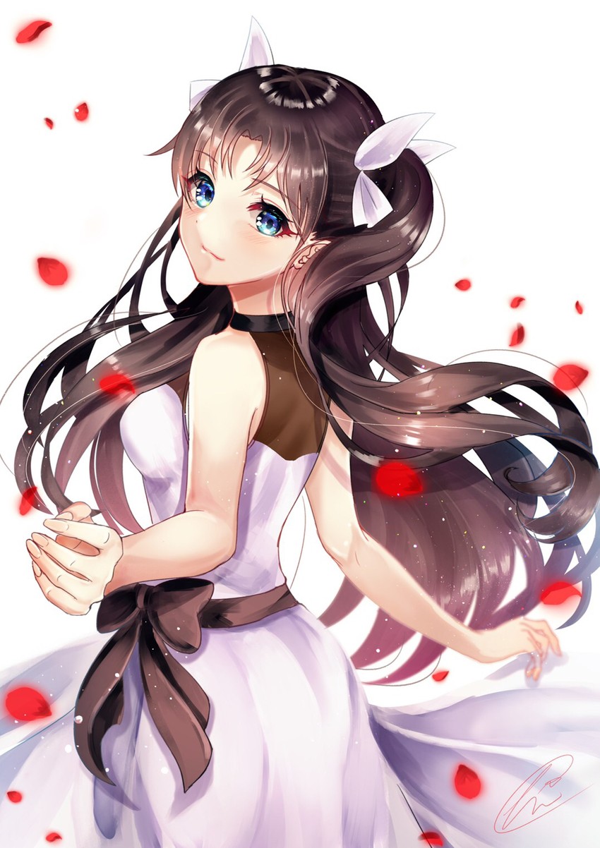 tohsaka rin (fate and 1 more) drawn by chiachun0621
