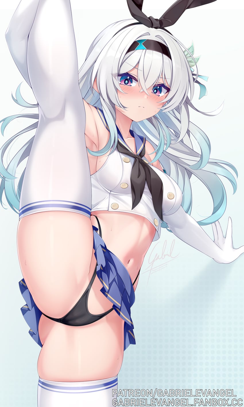 shimakaze and firefly (kantai collection and 2 more) drawn by gabriel_evangel