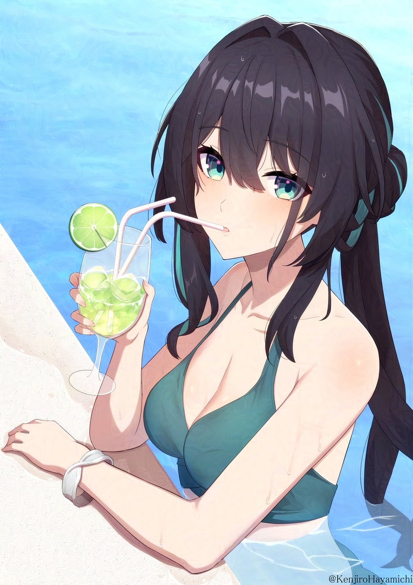 ruan mei (honkai and 1 more) drawn by kenjirohayamiti