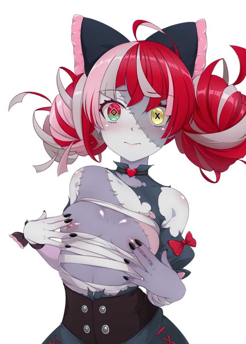 kureiji ollie (hololive and 1 more) drawn by p-nekoe
