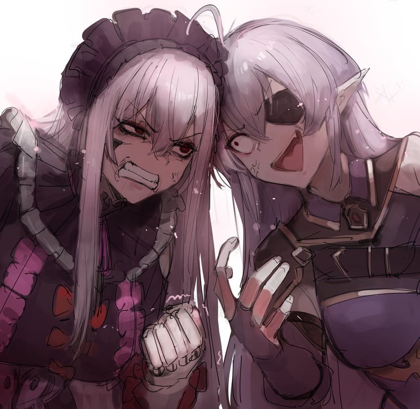 geega and jowol (indie virtual youtuber and 1 more) drawn by dokuro_deluxe