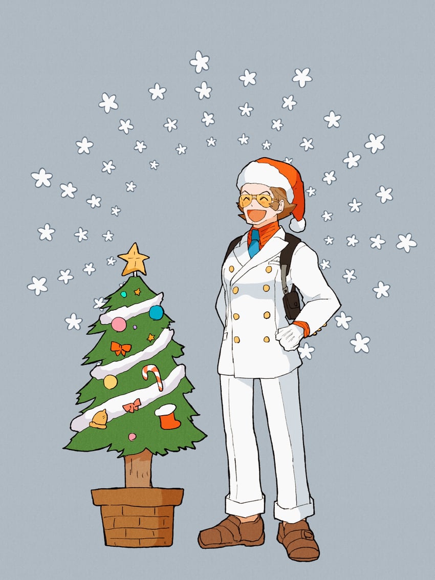 bobby fulbright (ace attorney and 1 more) drawn by caramelrag