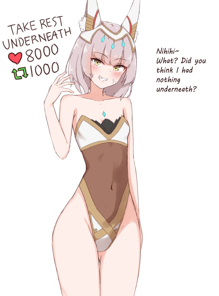 nia (xenoblade chronicles and 1 more) drawn by chirun0
