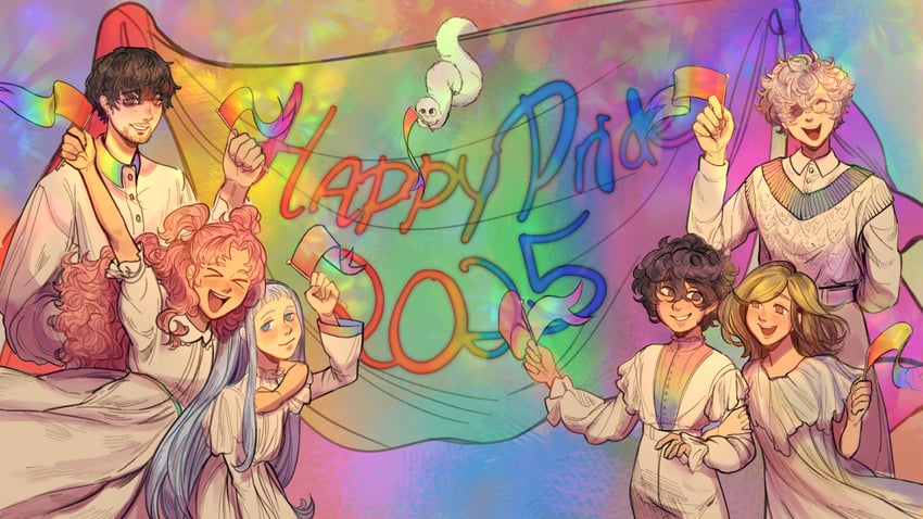 coco, qifrey, olruggio, brushbuddy, agott, and 2 more (tongari boushi no atelier) drawn by kinogatito