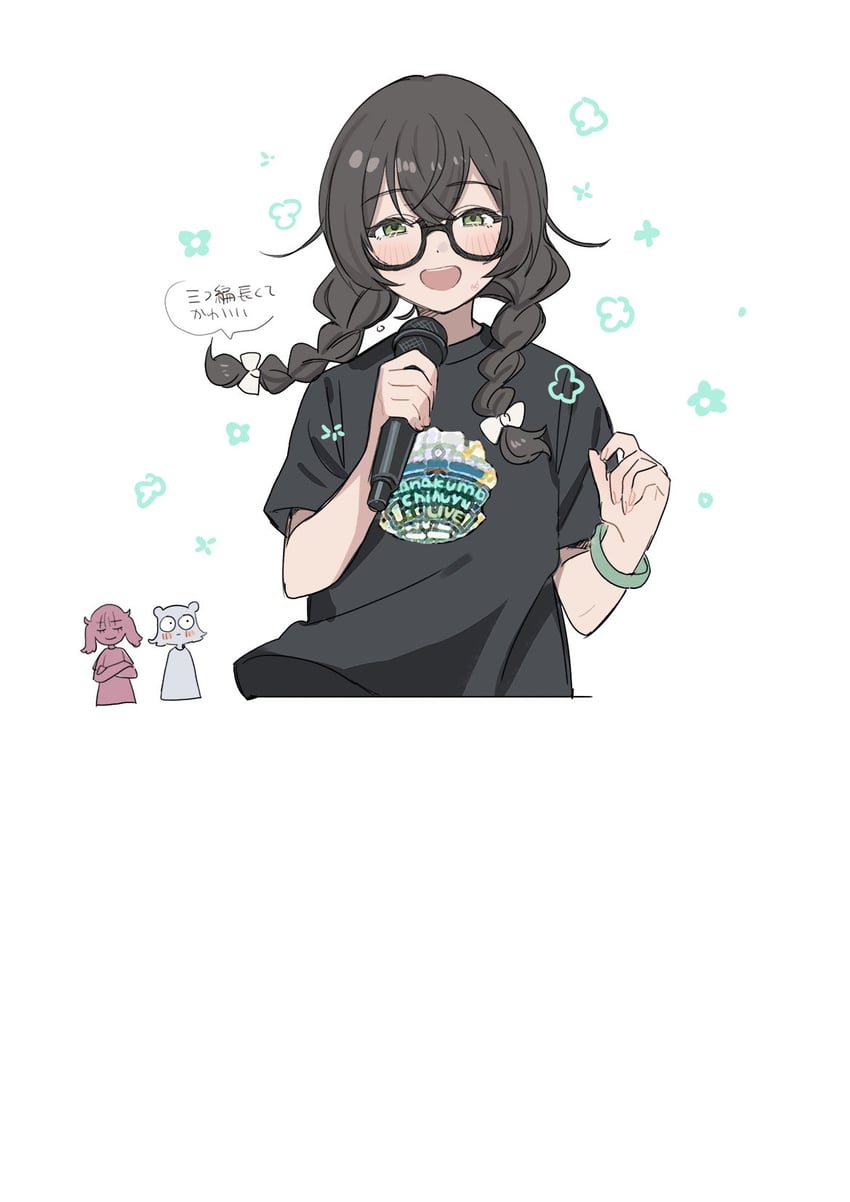 koharu rikka, natsuki karin, and hanakuma chifuyu (synthesizer v) drawn by teshima_nari