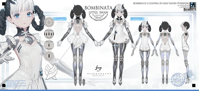 bambinata and bambinata: vitrum (punishing: gray raven) drawn by lanyaojun