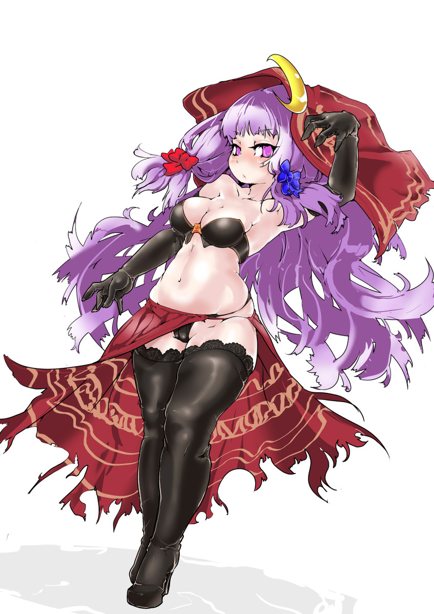 patchouli knowledge and desert sorceress (touhou and 3 more) drawn by mersoleil03