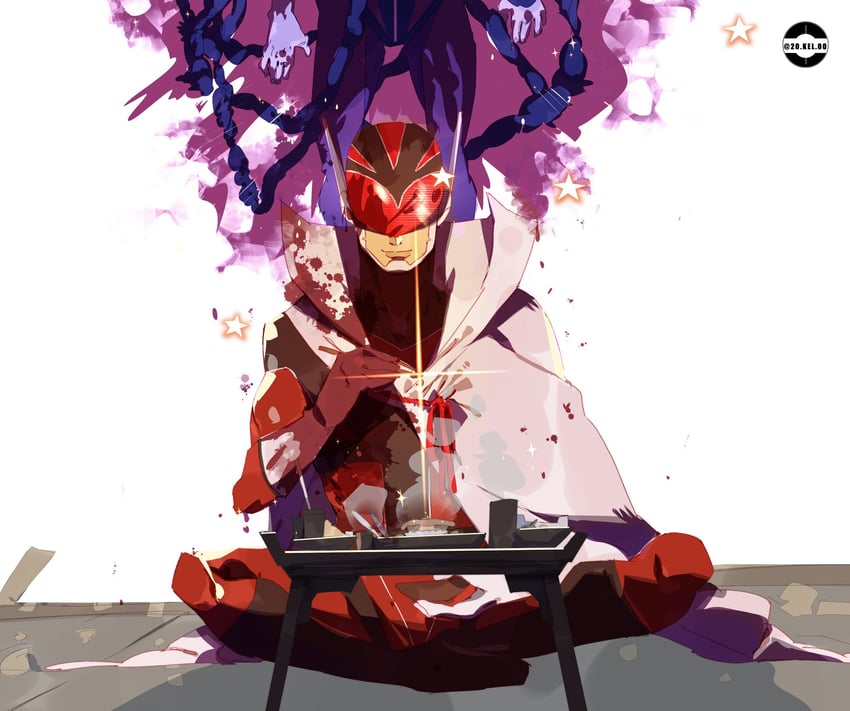 red keeper and himura jin (sentai daishikkaku) drawn by 20_kel_00